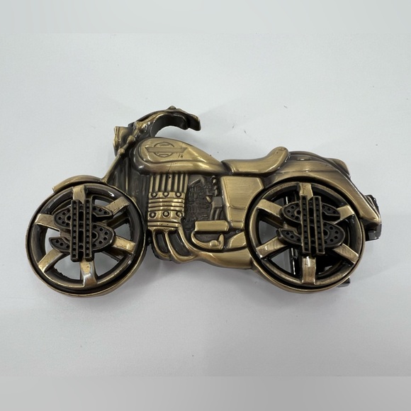 Motorcycle‎ Spinning Wheels Belt Buckle $$$ - Picture 1 of 4
